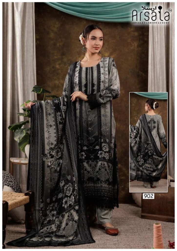 Lawn Cotton Dress Material SKU: ARS-902
