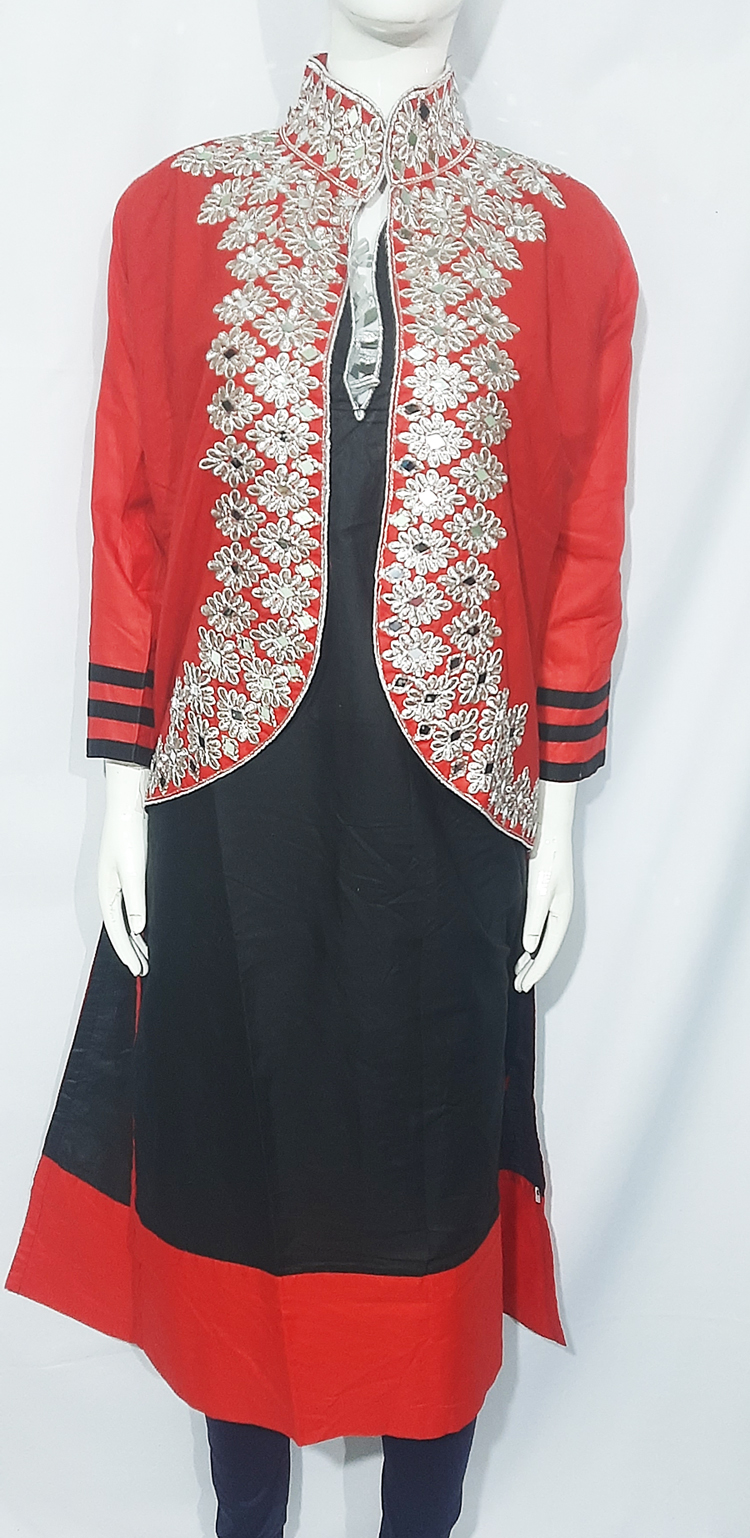 Coller Work Kurti SKU: KRT-001 - Image 1