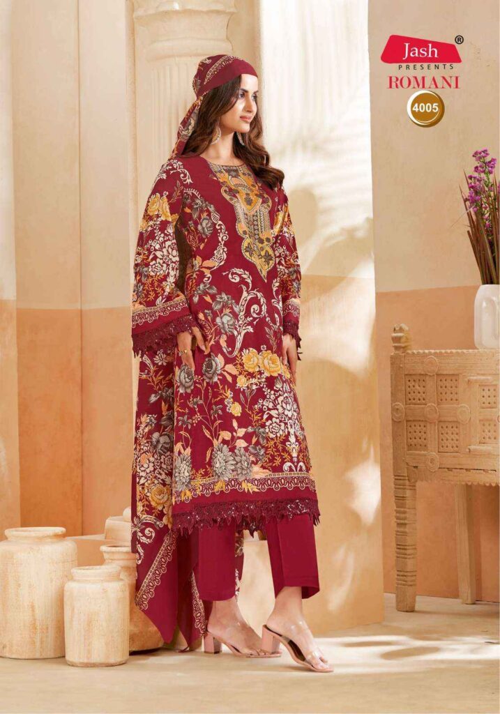 Cotton Dress Material SKU: JR-4005