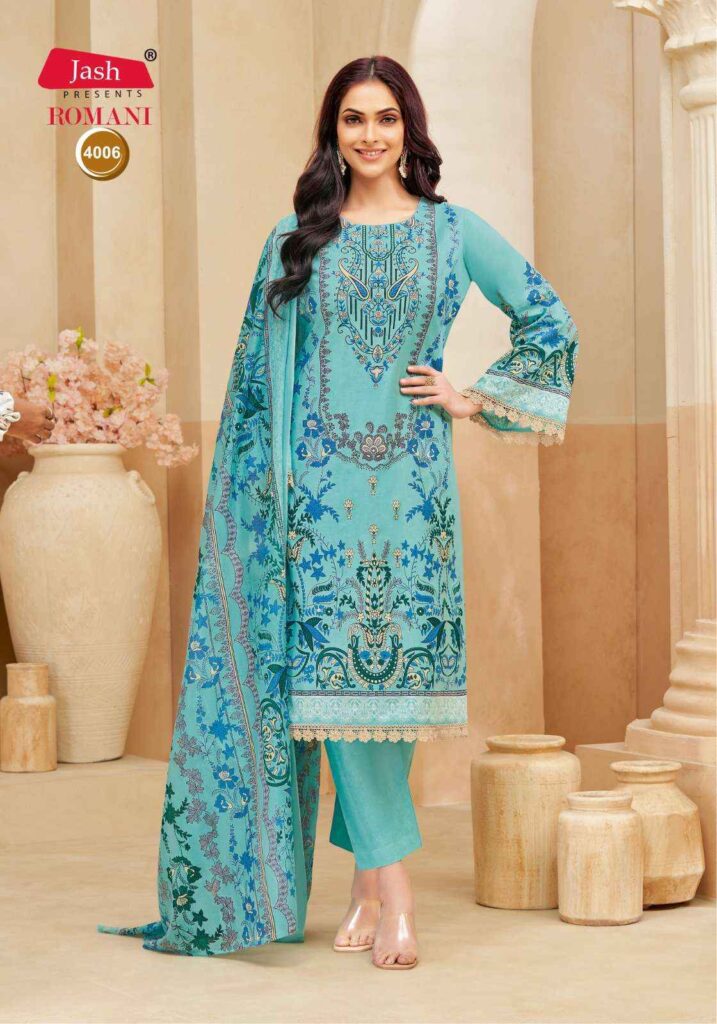 Cotton Dress Material SKU: JR-4006